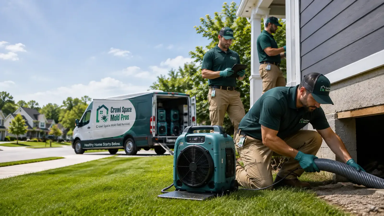 Crawl Space Mold Removal in El Indio, TX